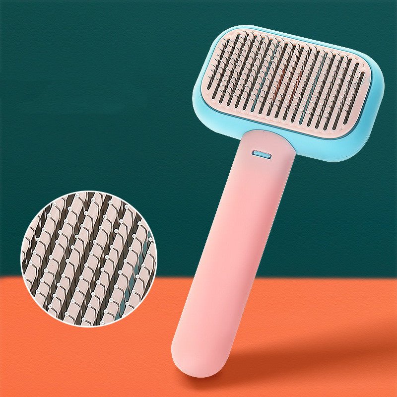 New Pet Cat Dog Hair Brush Hair Massage Comb Open-Knot Brush Grooming Cleaning Tool Stainless Steel Comb - Cozypaws.fitCat FurnitureCozypaws.fitCJGY173967402BYPink1PCSb0713a7bd13306907bdf7f7dd8a45edf