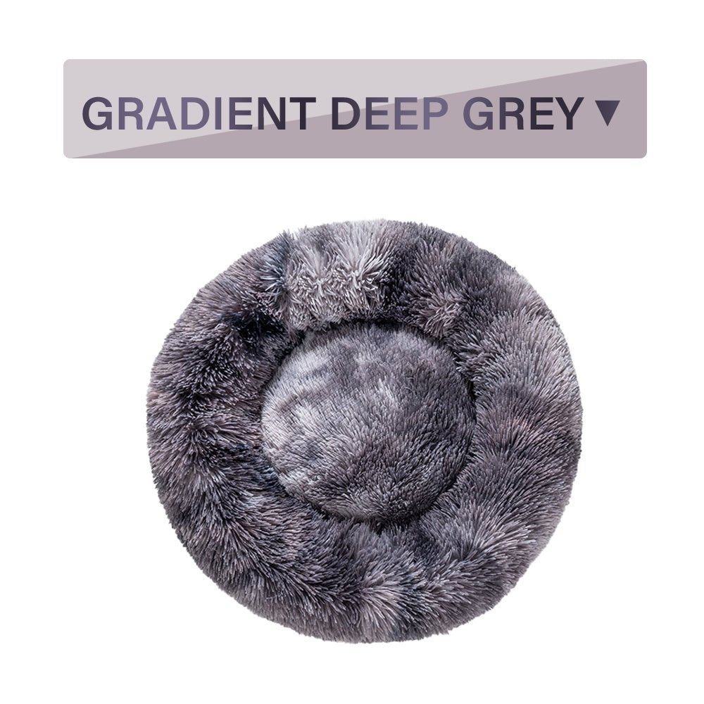 Fluffy Donut Dog Bed Warm Soft Long Plush Pet Cushion Dog House Cat Bed Washable Pet Sofa Mat Calming Samll Large Dog Beds - Cozypaws.fitCat FurnitureCozypaws.fitCJGY1616904-XL-Gradient Grey without zipperXLGradient Grey without zipper6bcf0f7d2463ff832f1b02e5fa7cb55d