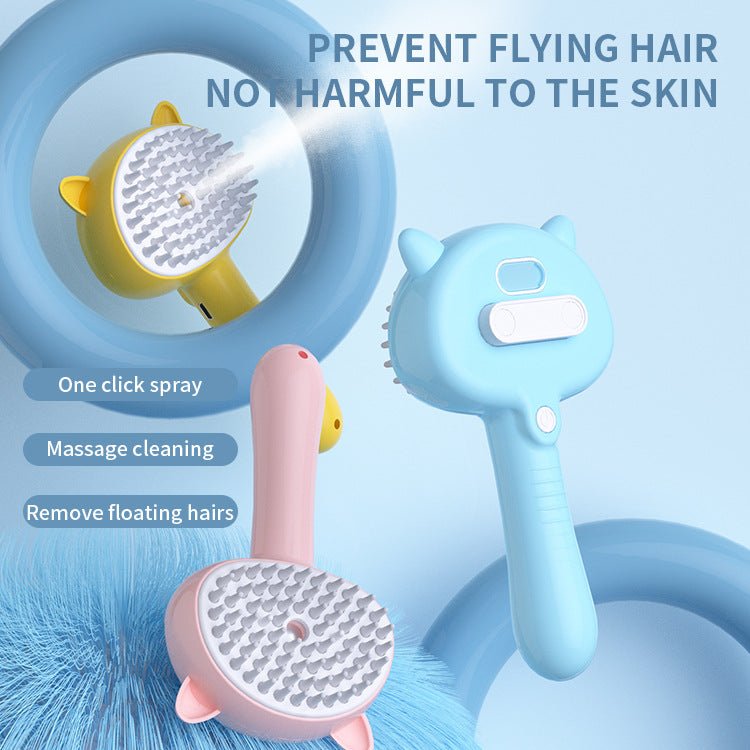 Hair Cleaning Brush With Mist Multifunctional Cat Grooming Brush Rechargeable Self Cleaning Slicker Brush For Pets Dogs & Catsb Pet Products - Cozypaws.fitCat FurnitureCozypaws.fitCJYD205478502BY18x9.5x5cmBlue1a65bf8f56cdaa6dc4ef12bb8d10636