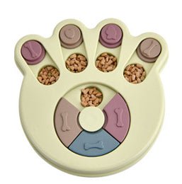 Dog Puzzle Toys Increase IQ Interactive Slow Dispensing Feeding Dog Training Games Feeder For Small Medium Dog Pet Training Toy - Cozypaws.fitCat FurnitureCozypaws.fitCJJJCWGY01607-Green-FootprintGreenFootprint5299379dba8aeaedb3ffa3cdf935f617