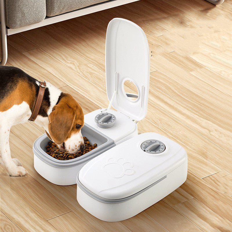 Automatic Pet Feeder Smart Food Dispenser For Cats Dogs Timer Stainless Steel Bowl Auto Dog Cat Pet Feeding Pets Supplies - Cozypaws.fitCat FurnitureCozyPawsCJMY163699604DWPinkDouble meal7c774c58944384cb85fddd23733d67bc